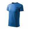 Vyriški Marškinėliai MALFINI Basic, Azure Blue 160g/m2