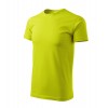 Vyriški Marškinėliai MALFINI Basic, Lime Punch 160g/m2