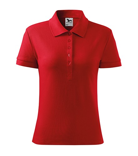 Moteriški Polo Marškinėliai MALFINI Cotton, Raudoni