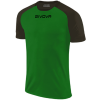 Marškinėliai Givova Capo MC MAC03 1310 Žaliai Juodi