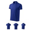 Polo marškinėliai MALFINI Cotton Royal Blue, vyriški