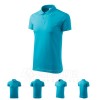 Polo marškinėliai MALFINI Single J. Blue Atol, unisex