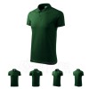 Polo marškinėliai MALFINI Single J. Bottle Green, unisex