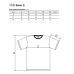 Vaikiški Marškinėliai MAFLINI Basic 138 Juodi, 160g/m2