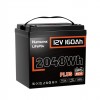 Akumuliatorius Humsienk 12V 160Ah Plus LiFePO4 ličio – 2048 Wh, 150A BMS, IP65
