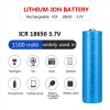 Įkraunama Baterija 18650 1500mAh Li-ion 3.7v