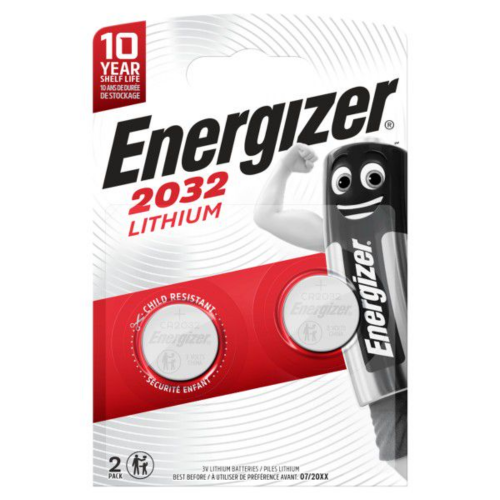 Ličio baterija CR2032 3V 235mAh Energizer 2vnt pakuotėje