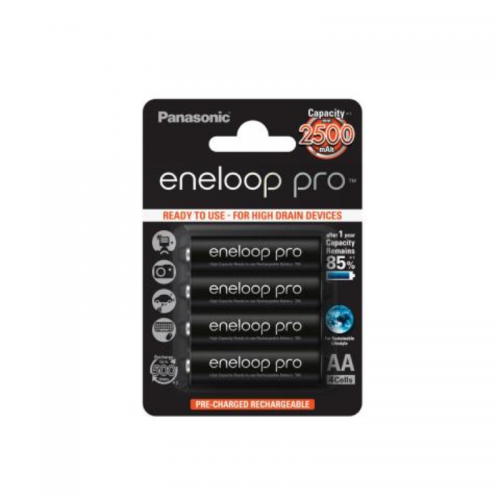 Akumuliatorius Panasonic eneloop pro AA 1.2V 2500mAh 4 vnt.