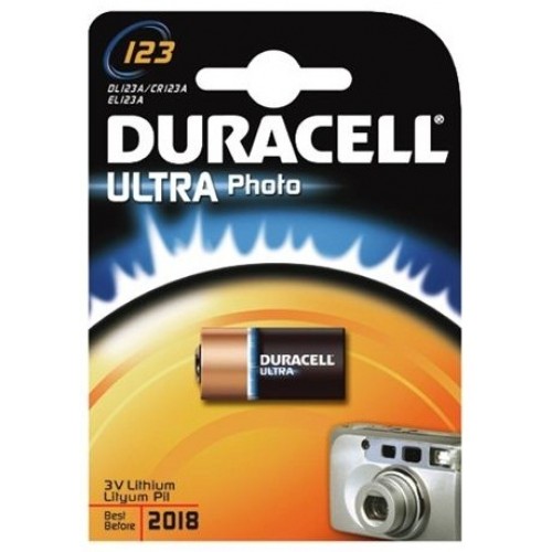 Baterija Ličio CR123A (CR17345,DL123 A) 3V Duracell