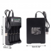 USB Baterijų Įkroviklis BMAX 3.7V, 4 Lizdų 18650