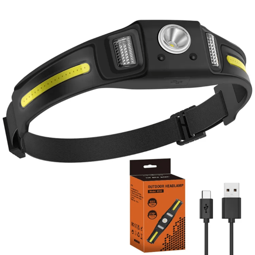 Žibintas Ant Galvos Boruit GT30 LED Įkraunamas, 650 Lum