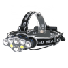 LED Galvos Žibintas OEM YHX-1262, T6 LED, 90° 8 lempučių