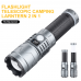 LED Žibintuvėlis Tiger Wolf HL-1303 su skaitmeniniu indikatoriumi