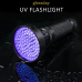 UV Žibintuvėlis Tiger Wolf HL-1028 100 LED 395Nm