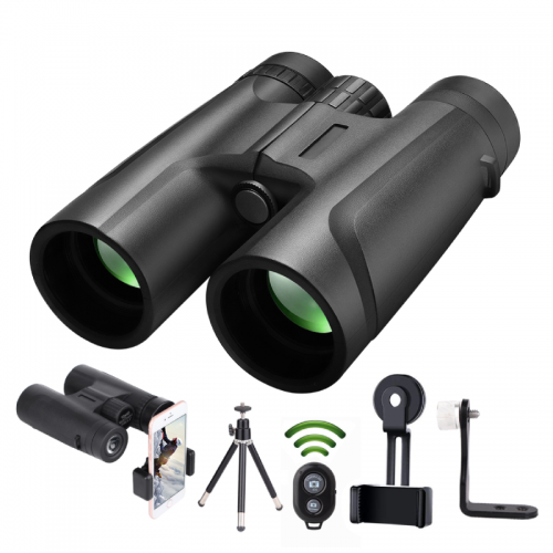 Žiūronai Imaisen 12x42 HD Su Trikoju, Bluetooth Kontroleriu Ir Telefono Laikikliu