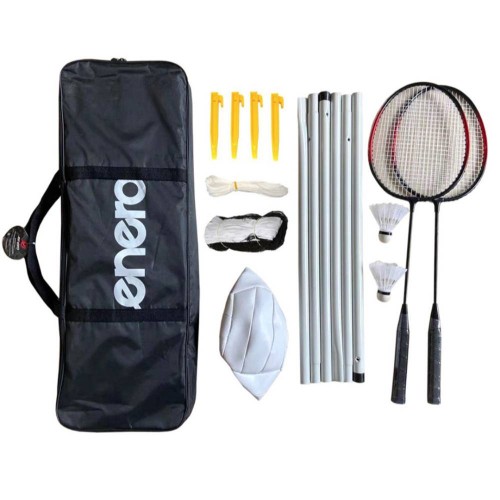 Enero badmintono ir tinklinio rinkinys šeši viename 66 cm,