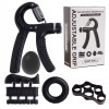 Riešo ir pirštų treniruoklio komplektas Tomaz Sport Grip 5IN1