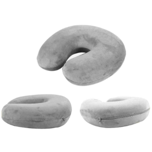 Pilka kelioninė kaklo pagalvė su atminties putomis AG353E