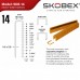 Universalios kabės SKOBEX SKB-14/20, pakuotė 26 400 vnt.