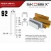 Cinkuoto plieno kabės SKOBEX SKB-92/10, 10 mm. 92000 vnt.
