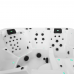 SPA Sukurinė Vonia AMOG-1313 AK.07 OB.01B 220x220cm