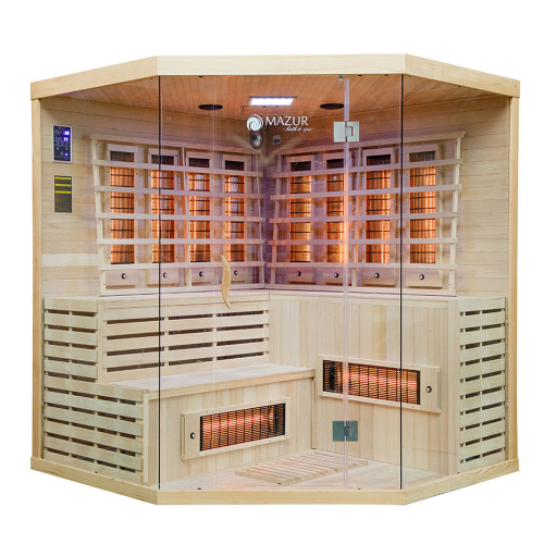 Infraraudonųjų Spindulių Sauna AMO-EA4CR 180x180x200 keturvietis