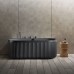 Laisvai pastatoma prie sienos montuojama SPA vonia su hidromasažu AMUE-A005B 170x80x63 cm