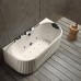 Laisvai pastatoma prie sienos montuojama SPA vonia su hidromasažu AMUE-A005C 170x80x63 cm