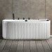 Laisvai pastatoma prie sienos montuojama SPA vonia su hidromasažu AMUE-A005W 170x80x63 cm