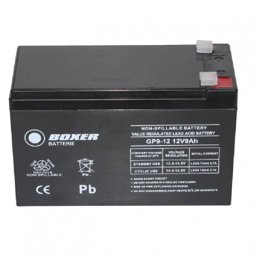 Akumuliatorius Boxer 12V 9Ah Industrinis LP12-9.0 VRLA AGM