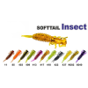 Guminukas AKARA Soft tail Insect-65, Spalva-K002