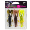 Guminukas FOX RAGE Critter 9 cm UV Maišytų spalvų 3 vnt.