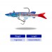 Silikoninis masalas su Jig galvute AsaTsuri T-Tail 3D BlueTiger 9 cm, 15g Silikoninis masalas su Jig galvute AsaTsuri T-Tail 3D BlueTiger 9 cm, 15g