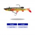 Silikoninis masalas su Jig galvute AsaTsuri T-Tail 3D NaturalPike 12 cm, 23g Silikoninis masalas su Jig galvute AsaTsuri T-Tail 3D NaturalPike 12 cm, 23g
