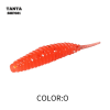 Silikoninis masalas AsaTsuri Tanta Hot Red, ilgis 2,5 cm, 20vnt