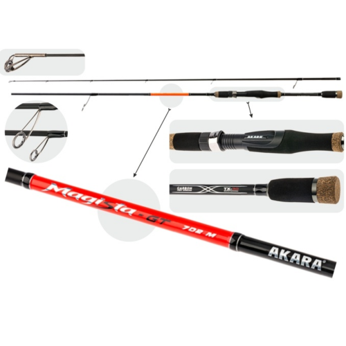 Meškerė Akara MAGISTA-GT M TX-30 2X Ilgis 228 cm testas 5,5 - 27 g
