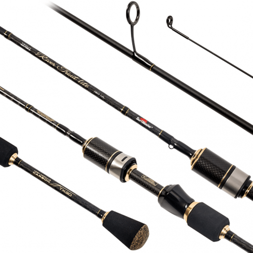 Mikro Spiningas SURF MASTER River Trout TX-30 2-dalių, Ilgis 1,8m, Testas 0.6 - 6g.