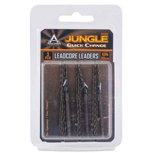 Pavadėlis ANACONDA jungle QC 50 lb/3 vnt. Pavadėlis ANACONDA jungle QC 50 lb/3 vnt.