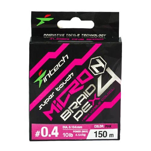 Pintas Valas INTECH Micron PE 4 Gijų 150m 0.104mm