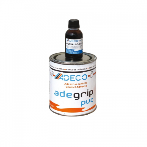 Klijai PVC Adeco Adegrip Dviejų Komponentų 500g + Aktyvatorius 30ml