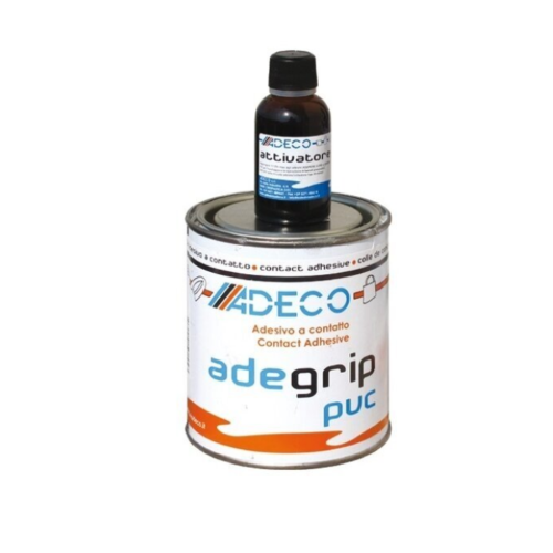 Klijai PVC Adeco Adegrip Dviejų Komponentų 125g + Aktyvatorius 10ml