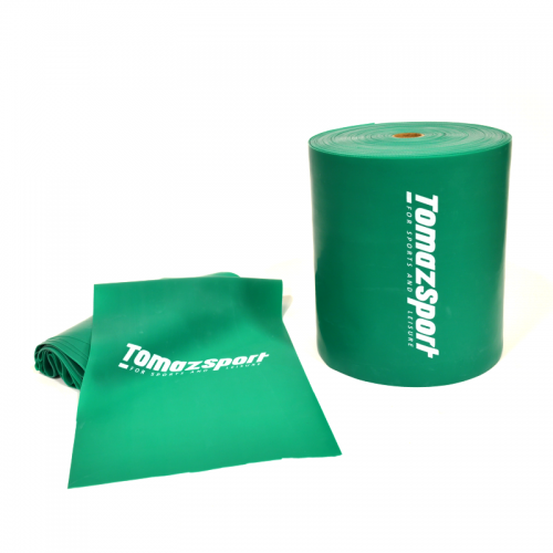 Elastinė Juosta Tomaz Sport Heavy 15x0,25cm Žalia 8-9lbs