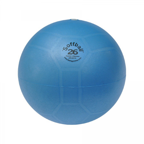 Aerobikos Kamuolys PEZZI Softball MAXAFE 26 cm. Mėlynas