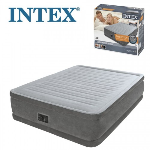 Pripučiamas čiužinys INTEX Comfort Plush Elevated Air Bed Queen Size, 203 x 152 x 46 cm