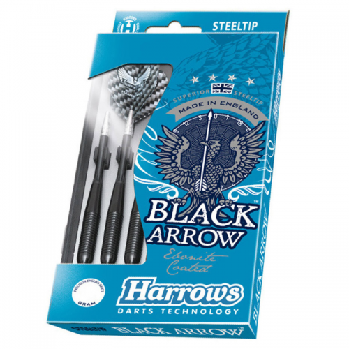 Smiginio Strėlytės Harrows Steeltip Black Arrows 23g