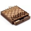 Šachmatų-Šaškių Rinkinys Riešuto Medžio, Karalius 7,6cm