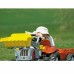 Raudonas Traktorius Rolly Toys rollyKid STEYR Pedalinis su Kaušu ir Priekaba