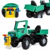 Sunkvežimio pedalais minamas automobilis Rolly Toys RollyUnimog Forst Mercedes-Benz gervė
