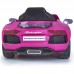 Lamborghini Aventador rožinis elektrinis automobilis 6V 3+ FEBER