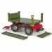 Dviašė priekaba, žalia Rolly Toys rollyTrailer Rolly Multi